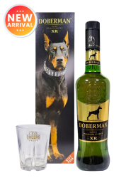Doberman Super Premium Whisky 75Cl With Glass Pack