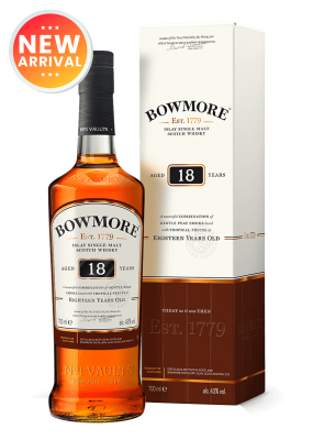Bowmore 18YO Islay Single Malt Scotch Whisky 70Cl